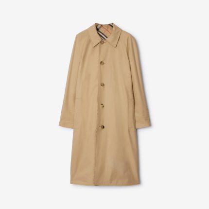 Reversible Long Gabardine Car Coat
