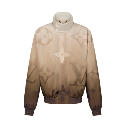 Monogram Printed Light Nylon Windbreaker
